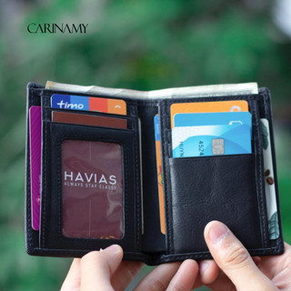 Ví da đứng Gerzip Handcrafted Wallet