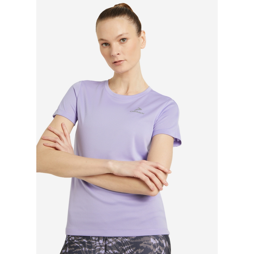 Áo thun Demix logo lớn viền lưng