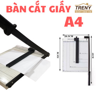 Bàn cắt giấy - Bàn cắt được nhiều khổ giấy như, A4, A5,... cắt ảnh các loại