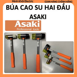 Búa cao su hai đầu Asaki,búa cao su đa năng,búa 2 đầu,búa đầu bọc silicon,búa thoát hiểm,búa cao su hai mặt,búa tay cao