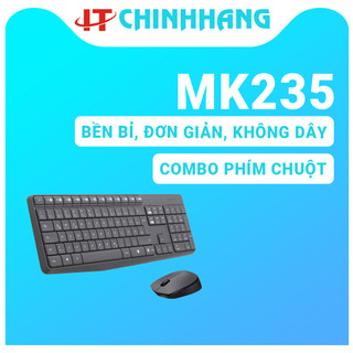 Combo Bàn Phím Chuột Không Dây LOGITECH MK235 - Hàng Chính Hãng