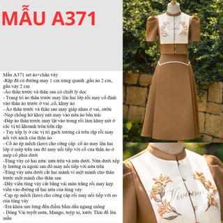 RẬP GIẤY A0 VÁY XÒE A371