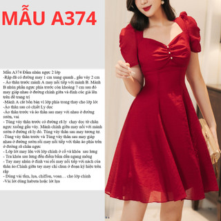 RẬP GIẤY A0 VÁY XÒE A374