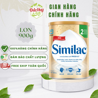 Sữa bột Similac 2 900g/lon Dinh Dưỡng 5G Mới