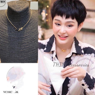 Dây cổ DI0r siêu mảnh sang chảnh. vòng cổ di0r hiền hồ