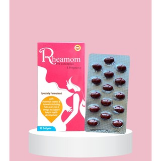 Dinh dưỡng cho mẹ bầu - rheamom - bổ sung dha,epa, calci, vitamin
