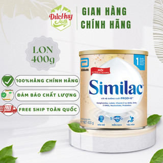 Sữa bột Similac 1 400g/lon Dinh Dưỡng 5G Mới
