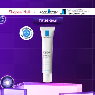 Kem giảm mụn ngăn ngừa vết thâm & mụn tái phát La Roche-Posay Effaclar Duo+ 40ml