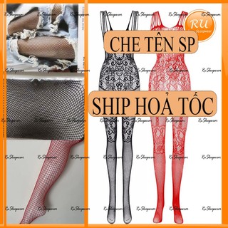 [Che tên] Tất lưới Cosplay Đồ ngủ gợi cảm - Body stockings lọt khe sexy B87M2345