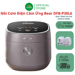 Nồi Cơm Điện Cảm Ứng Bear DFB-P30L6 Dung Tích 3L Ruột Nồi inox 304, BH 12 Tháng - Gia Dụng Gia Đình