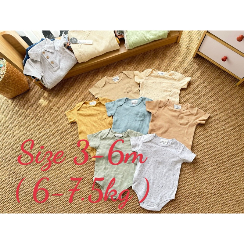 ( KB 003 )  ( 3-6m 6-7.5kg )Body Chip Xuất Mỹ “ 𝐍𝐢𝐜𝐨𝐥𝐞 𝐌𝐢𝐥𝐥𝐞𝐫 “ Chất Thun Cotton