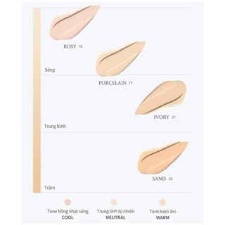 [NHẬP KHẨU] Phấn nước lì kiềm dầu thuần chay Hince Second Skin Mesh Matte Cushion 12g