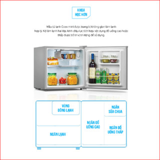 [MediaMart ONLINE-Ship 0đ] Tủ lạnh Coex 43L RT-4000SG