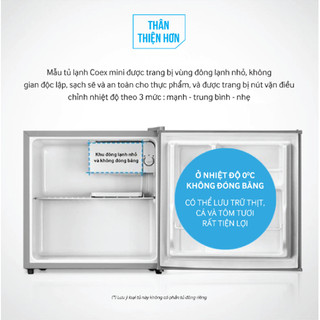 [MediaMart ONLINE-Ship 0đ] Tủ lạnh Coex 43L RT-4000SG