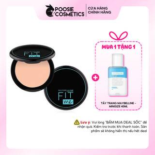 Phấn nền maybelline mịn nhẹ kiềm dầu fit me matte poreless compact powder spf28 pa +++