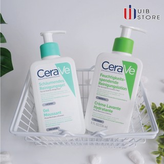 Sữa rửa mặt Cerave dành cho da dầu mụn da khô và da thường 236ml