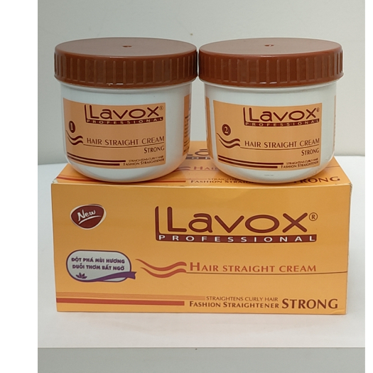 Bộ 2 hủ thuốc duỗi tóc Lavox Professional 140ml