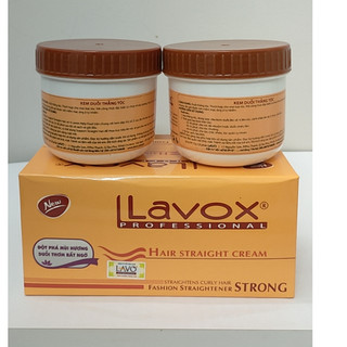 Bộ 2 hủ thuốc duỗi tóc Lavox Professional 140ml