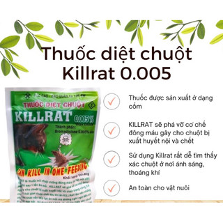 Thuốc diệt chuột KILLRAT 0.005% ( Hộp 2 gói)