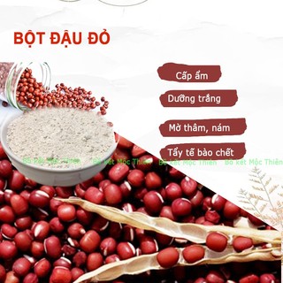 Bột đậu đỏ 500g đắp mặt trắng da