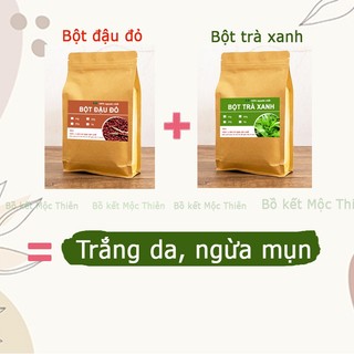 Bột đậu đỏ 500g đắp mặt trắng da