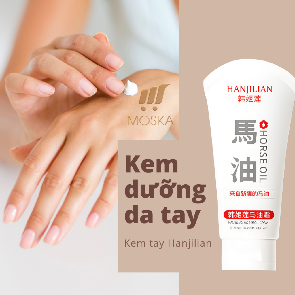 Kem Xoá Nhăn Da Tay, Kem Dưỡng Ẩm Da Tay, Tay Trắng Ngần Mềm Mịn, Ngăn Ngừa Đồi Mồi, Nám Tay HANJILIAN 250ML| Moska shop