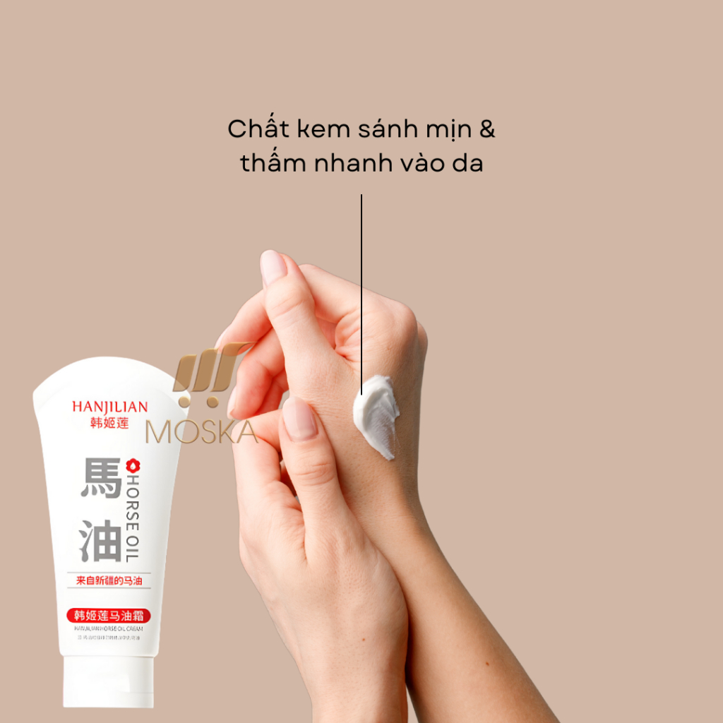 Kem Xoá Nhăn Da Tay, Kem Dưỡng Ẩm Da Tay, Tay Trắng Ngần Mềm Mịn, Ngăn Ngừa Đồi Mồi, Nám Tay HANJILIAN 250ML| Moska shop