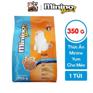 [GÓI 350G]Thức Ăn Minino Yum Dành Cho Mèo Mọi Lứa Tuổi - Vị Hải Sản