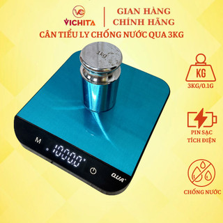 - cân tiểu ly nhà bếp cao cấp chống nước - cân điện tử qua 3kg/0,1g - độ chính xác cao
