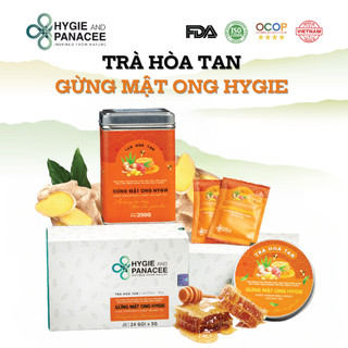 Trà Gừng Mật Ong Hygie 50g/250g giữ ấm cơ, tăng sức đề kháng