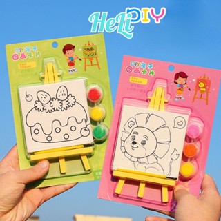  KHUNG TRANH TÔ MÀU KÈM MÀU NƯỚC CHO BÉ QUÀ TẶNG SINH NHẬT DIY DỄ THƯƠNG 