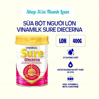   HSD T3-2027  COMBO 5 LON SỮA BỘT VINAMILK SURE DIECERNA 400G. 