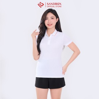 Áo thun Polo nữ SANDBOX cao cấp cổ bẻ cộc tay thoáng mát, co giãn thoải mái, trẻ trung APC24007