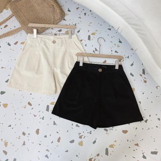 Q96 - QUẦN SHORT KAKI NÚT GỖ