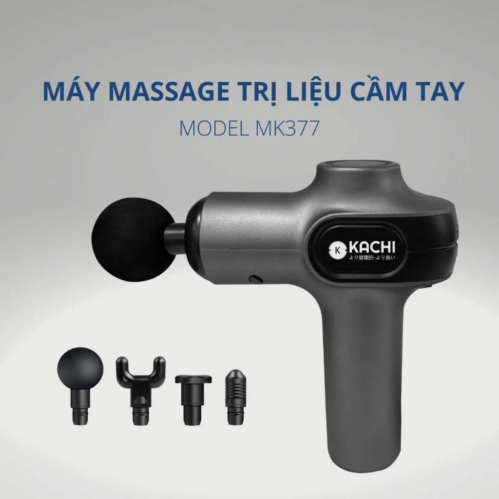 Máy massage cầm tay KACHI bằng pin, 6 chế độ rung MK340