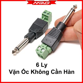 Jack 6 Ly Vặn Ốc Không Cần Hàn, giá 1 chiếc, jack âm thanh vặn ốc. J-6
