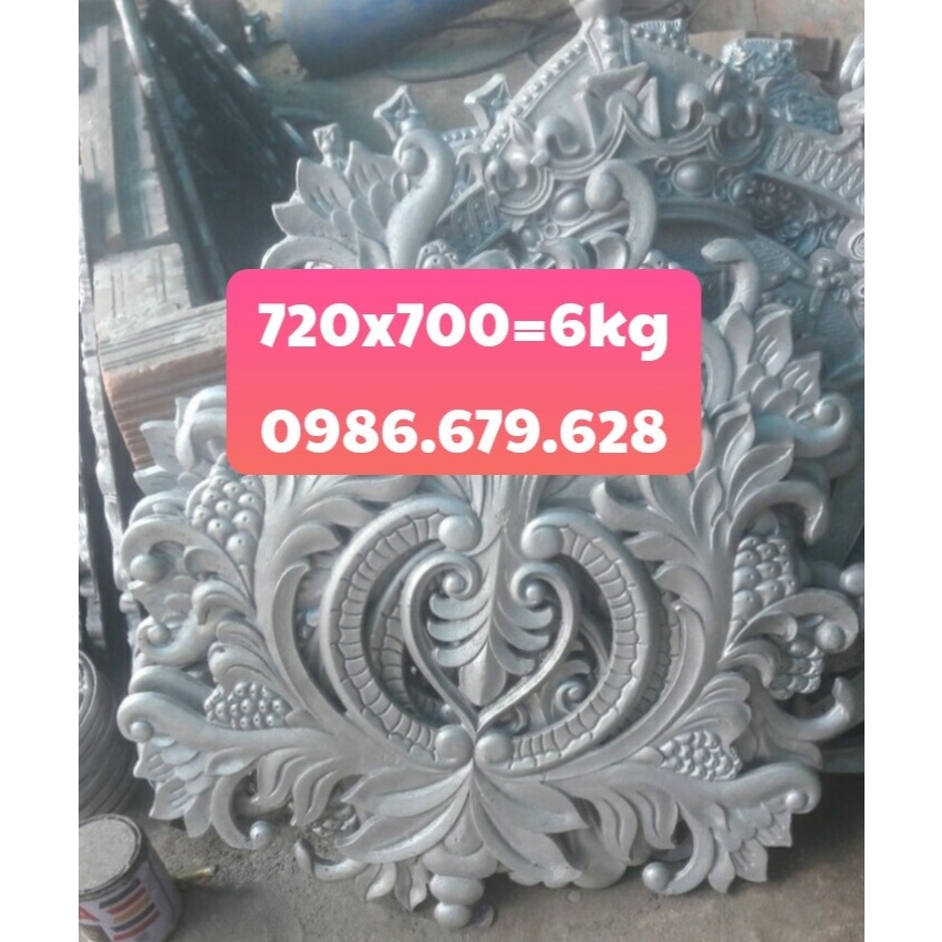 Hoa nhôm trang trí hàng rào, cửa cổng