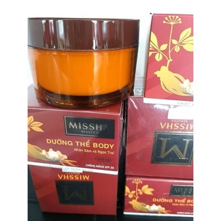 Kem missha dưỡng thể trắng da nhân sâm