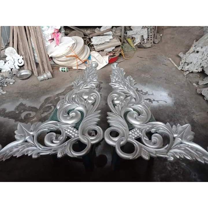 Hoa nhôm góc diềm trang trí cửa cổng hàng rào