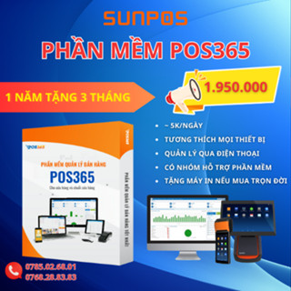 PHẦN MỀM QUẢN LÍ BÁN HÀNG [POS365] - MIỄN PHÍ CÀI ĐẶT MENU CÓ HÌNH ẢNH