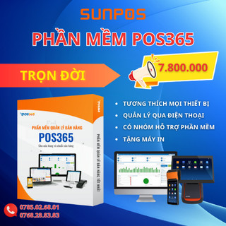 PHẦN MỀM QUẢN LÍ BÁN HÀNG [POS365] - MIỄN PHÍ CÀI ĐẶT MENU CÓ HÌNH ẢNH