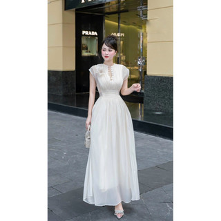 Váy tơ cúc bọc kèm hoa siêu xinh