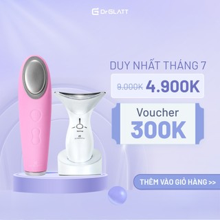 Set Máy Rửa Mặt và Máy Nâng Cơ Mặt - tẩy trang, nâng cơ chống nhăn, tăng sinh collagen DR GLATT