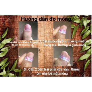 móng giả_nail box móng thiết kế nơ hồng