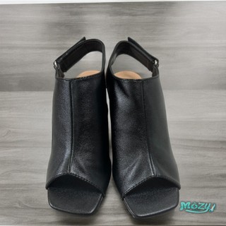 Giày Bốt [Mozy] Hở Mũi 5Cm