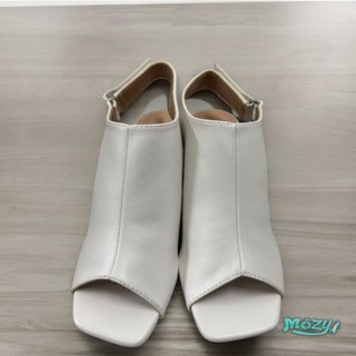 Giày Bốt [Mozy] Hở Mũi 5Cm