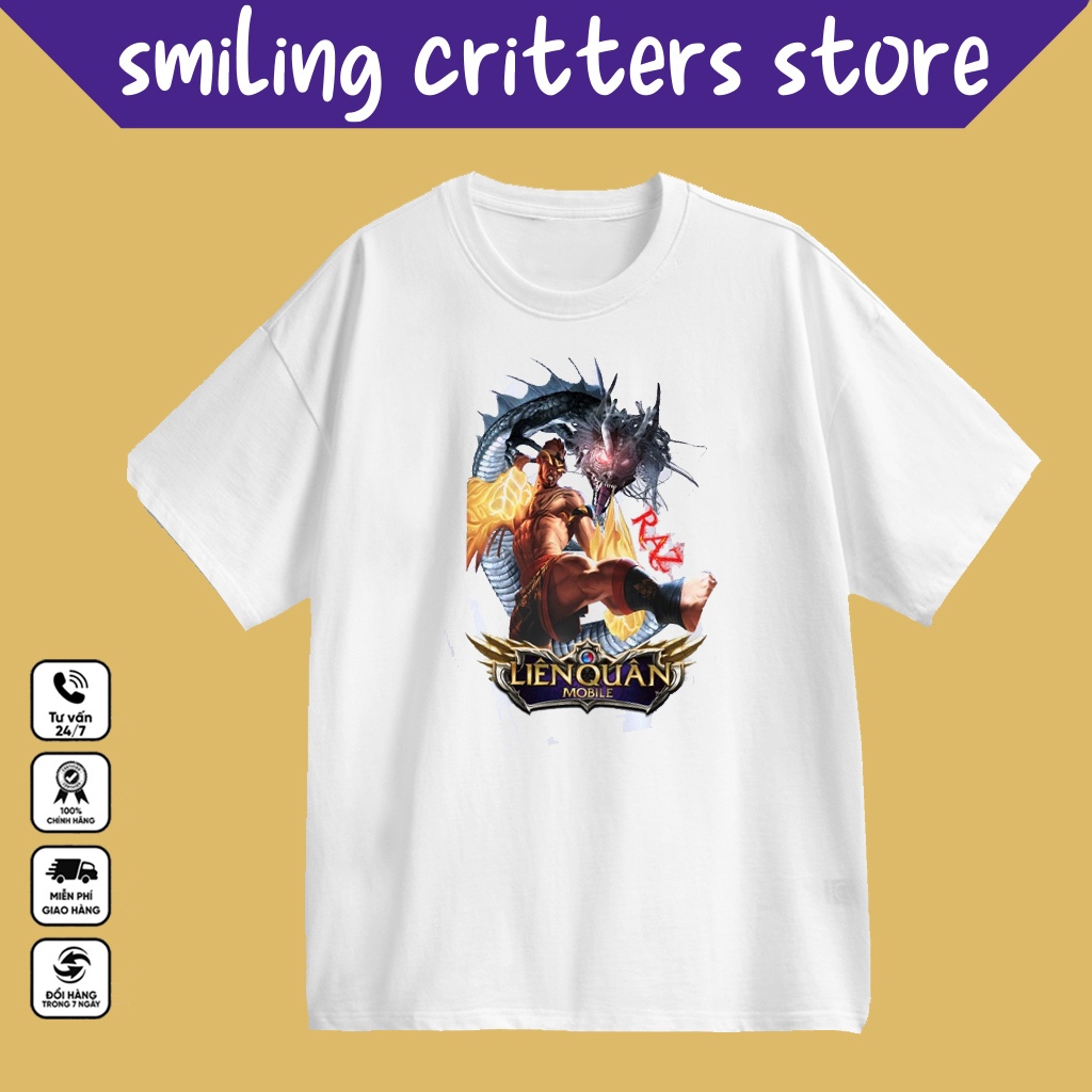 ÁO THUN GARENA LIÊN QUÂN MOBILE UNISEX PHÔNG NAM NỮ GIA ĐÌNH CẶP ĐÔI CÓ SIZE TRẺ EM CHO BÉ TRAI GÁI