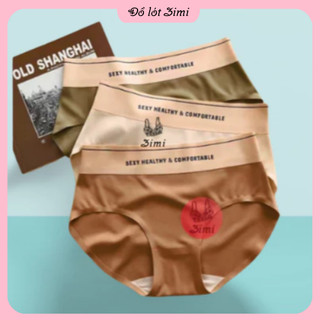 Quần lót su nữ cạp lửng 5cm, Quần lót cạp cao đúc su không đường may Sexy Healthy