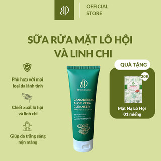 Sữa Rửa Mặt Lô Hội Linh Chi Làm Sạch, Sáng Da, Dưỡng Ẩm, Ngăn Mụn Ngừa Nám, Thiên Nhiên 150G Bao Bì Mới MÃN ĐƯỜNG BẢO DỤ