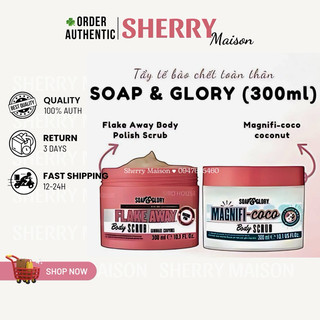 Tẩy da chết toàn thân soap & glory flake away body scrub 300ml kem đánh răng marvis trắng 85gtẩy da chết gây n